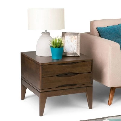 Budget π₯ 22" Pearson Solid Hardwood End Table Walnut Brown - WyndenHall β¨ 3 Budget π₯ 22" Pearson Solid Hardwood End Table Walnut Brown - WyndenHall β¨
