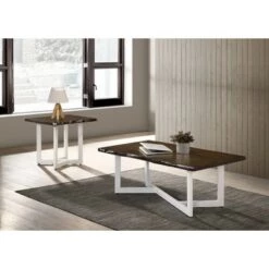 Wholesale 🤩 Grinta Coffee and End Table Set Oak - miBasics 🔔