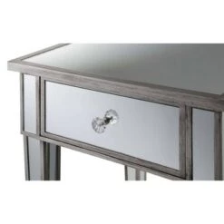 Coupon π Gold Coast Mirrored End Table with Drawer Antiqued Silver/Mirror - Breighton Home π 7 Coupon π Gold Coast Mirrored End Table with Drawer Antiqued Silver/Mirror - Breighton Home π -End And Side Tables shop unnamed file 6287