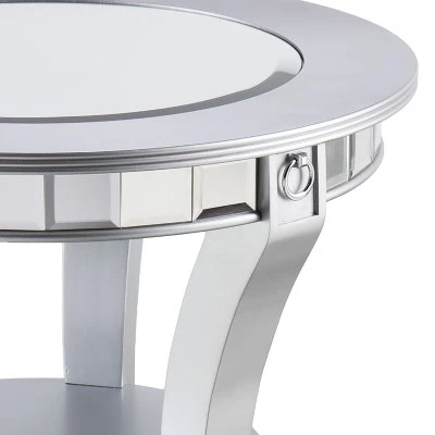 Deals π Lupina Glam Round End Table Matte Silver - Aiden Lane β€οΈ 3 Deals π Lupina Glam Round End Table Matte Silver - Aiden Lane β€οΈ