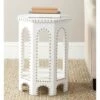 Best Sale π Nara End Table - White/Silver - Safavieh π₯ 1 Best Sale π Nara End Table - White/Silver - Safavieh π₯ -End And Side Tables shop unnamed file 6314