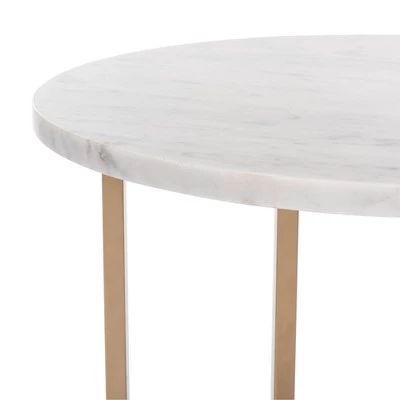 Best reviews of π Aphrodite Marble End Table Gold - Safavieh 𧨠8 Best reviews of π Aphrodite Marble End Table Gold - Safavieh 𧨠- Image 6