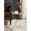Coupon 🥰 Cherris Round End Table - Gold / Mirror - Safavieh ⌛ -End And Side Tables shop unnamed file 6354