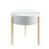 Flash Sale ⭐ Bodfish End Table White/Natural - Acme Furniture 😍 -End And Side Tables shop unnamed file 6378
