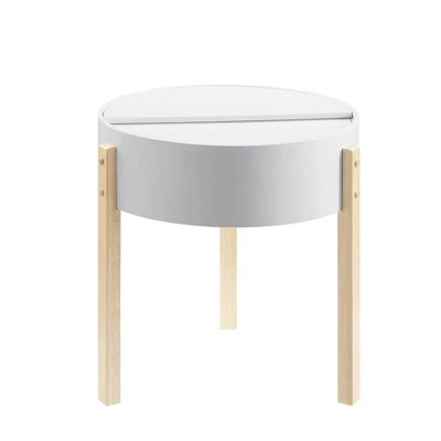 Flash Sale β Bodfish End Table White/Natural - Acme Furniture π 3 Flash Sale β Bodfish End Table White/Natural - Acme Furniture π