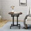 Flash Sale 😍 Westleigh Industrial Wood End Table Dark Brown - Christopher Knight Home 🌟 -End And Side Tables shop unnamed file 6388