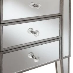 New π Gold Coast Mirrored 3 Drawer End Table Antique Silver/Mirror - Breighton Home π 14 New π Gold Coast Mirrored 3 Drawer End Table Antique Silver/Mirror - Breighton Home π -End And Side Tables shop unnamed file 6410