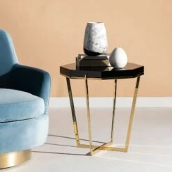 Outlet π End Table Gold Black - Safavieh π 14 Outlet π End Table Gold Black - Safavieh π -End And Side Tables shop unnamed file 6436