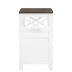 Top 10 🔥 Oxford End Table with Storage Cabinet and Shelf - Breighton Home Espresso ✔️ -End And Side Tables shop unnamed file 6448