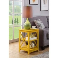 Discount 😉 Oxford End Table Yellow - Breighton Home 🛒