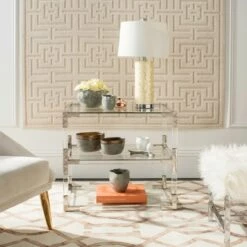 Cheapest π Louisa Acyrlic End Table Silver - Safavieh β€οΈ