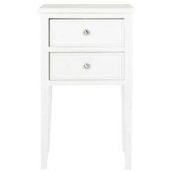 Promo 😀 Toby End Table - Safavieh White 🌟 -End And Side Tables shop unnamed file 6505
