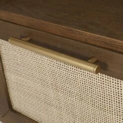 Brand new 😀 Boyes Contemporary End Table with Hutch Walnut/Natural/Antique Gold - Christopher Knight Home 🧨 -End And Side Tables shop unnamed file 6525