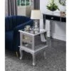 Cheapest 🤩 Breighton Home Gold Coast Victoria Mirrored End Table - Johar Furniture Silver 😍 -End And Side Tables shop unnamed file 6528