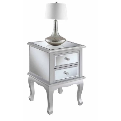 Cheapest π€© Breighton Home Gold Coast Victoria Mirrored End Table - Johar Furniture Silver π 4 Cheapest π€© Breighton Home Gold Coast Victoria Mirrored End Table - Johar Furniture Silver π - Image 2