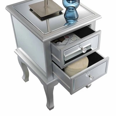 Cheapest π€© Breighton Home Gold Coast Victoria Mirrored End Table - Johar Furniture Silver π 6 Cheapest π€© Breighton Home Gold Coast Victoria Mirrored End Table - Johar Furniture Silver π - Image 4