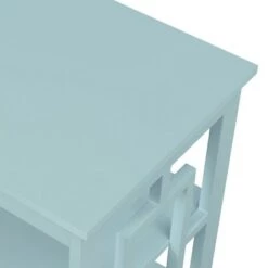 Coupon 😉 Town Square End Table with Shelves Sea Foam - Breighton Home 🥰 -End And Side Tables shop unnamed file 6545