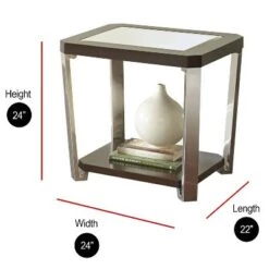 Top 10 👍 Steve Silver Co. Truman End Table Espresso - Steve Silver 🔥 -End And Side Tables shop unnamed file 6549