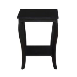 Outlet 🎁 American Heritage Square End Table with Shelf - Breighton Home White 🧨 -End And Side Tables shop unnamed file 6552