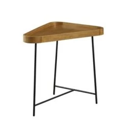 Best reviews of 🌟 Lunar Triangle End Table - Breighton Home Driftwood Top/black Frame 😍 -End And Side Tables shop unnamed file 6560