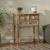 Deals 😍 Sids Handcrafted Boho 3 Drawer Mango Wood End Table Natural - Christopher Knight Home 🧨 -End And Side Tables shop unnamed file 6568