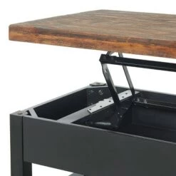 Coupon 😀 3pc 42" Pomona Living Room Set with Lift Top Coffee Table and Two End Tables with Shelves Rustic Natural - Alaterre Furniture 👏 -End And Side Tables shop unnamed file 657