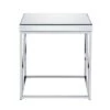 Flash Sale ⭐ Evelyn Mirror Top End Table Chrome - Steve Silver Co. 🧨