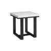 Discount 🥰 Lucca Marble Top End Table White/Black - Steve Silver Co. ⭐