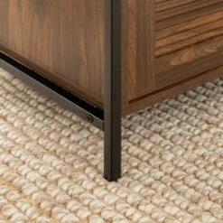 Cheap 🎉 Hatwell Single Fluted Door End Table - Saracina Home Dark Walnut 🔔 -End And Side Tables shop unnamed file 6623