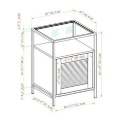 Cheap 🎉 Hatwell Single Fluted Door End Table - Saracina Home Dark Walnut 🔔 -End And Side Tables shop unnamed file 6630