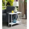 Hot Sale 💯 Breighton Home Tucson Wedge End Table - Johar Furniture Faux Marble White 🛒 -End And Side Tables shop unnamed file 6633