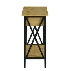Best reviews of 😍 Tucson Flip Top End Table with Charging Station and Shelf English Oak/Black - Breighton Home ⭐ -End And Side Tables shop unnamed file 6661