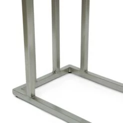 Coupon 🔔 Mcmanus Rustic Glam Handcrafted C Shaped End Table Natural/Silver - Christopher Knight Home 😀 -End And Side Tables shop unnamed file 6681