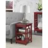 Coupon 🔥 Town Square End Table with Shelves Cranberry Red - Breighton Home 🌟