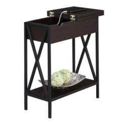 Top 10 🥰 Tucson Flip Top End Table with Charging Station and Shelf Espresso/Black - Breighton Home ✨ -End And Side Tables shop unnamed file 6691