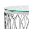 Coupon 🎁 April Glass Top End Table - Chrome - Safavieh 🥰 -End And Side Tables shop unnamed file 6694