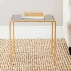Best reviews of 👏 Kiley Accent Table - Safavieh Gold/black ⭐