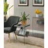 Buy ⭐ Soho End Table with Shelf Gray Faux Marble - Breighton Home 🎉