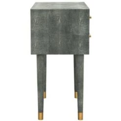 Cheapest 😉 Nour Faux Shagreen End Table Black - Safavieh 🥰 -End And Side Tables shop unnamed file 6731