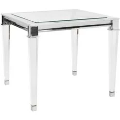 Flash Sale 🔥 Charleston Acrylic End Table - Silver - Safavieh 🥰 -End And Side Tables shop unnamed file 6749
