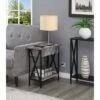 Cheap 🤩 Tucson Flip Top End Table with Charging Station and Shelf Gray Faux Marble/Black - Breighton Home ❤️ -End And Side Tables shop unnamed file 6773
