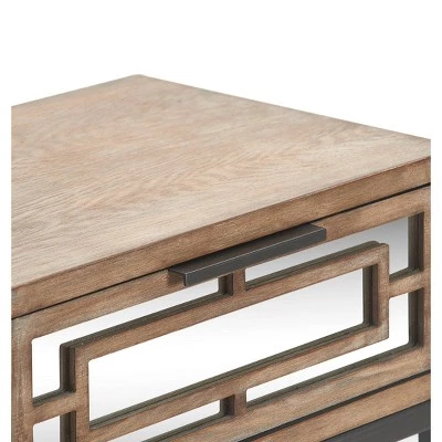 Outlet β Hayworth Mirrored Side Table Gray - Finch π 8 Outlet β Hayworth Mirrored Side Table Gray - Finch π - Image 6
