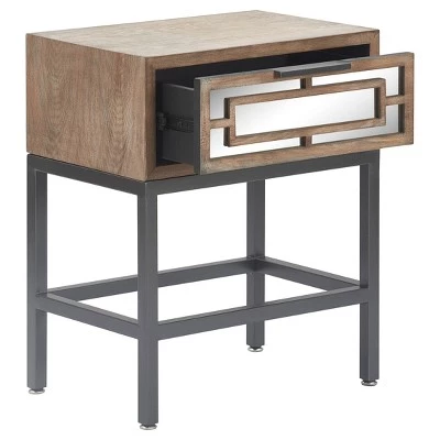 Outlet β Hayworth Mirrored Side Table Gray - Finch π 10 Outlet β Hayworth Mirrored Side Table Gray - Finch π - Image 8
