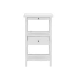 Best deal 😍 Largo Side Table with Expandable Top White - Powell Company 😉