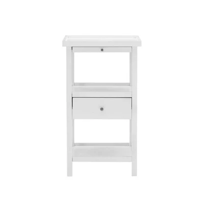 Best deal π Largo Side Table with Expandable Top White - Powell Company π 3 Best deal π Largo Side Table with Expandable Top White - Powell Company π