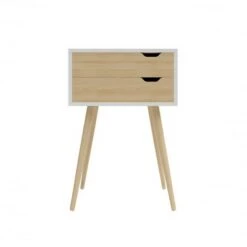 Cheapest 🌟 Blythe 2 Drawer Pocket Side Table White - Jamesdar 🎉 -End And Side Tables shop unnamed file 6888