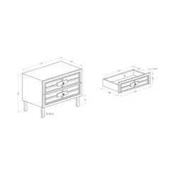 Deals 🔔 Aleman Contemporary Side Table Red - HOMES: Inside + Out 🎁 -End And Side Tables shop unnamed file 6894