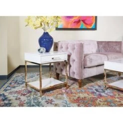 Promo 👍 Alios Side Table Gold - OSP Home Furnishings 🤩 -End And Side Tables shop unnamed file 6901