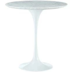 Best reviews of 😀 Lippa 20" Marble Side Table White - Modway 🥰