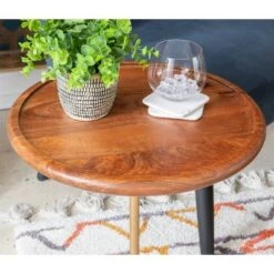 Promo 𧨠Larue Side Table Brown - Powell Company π₯° 10 Promo 𧨠Larue Side Table Brown - Powell Company π₯° -End And Side Tables shop unnamed file 6920